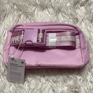 Lululemon Athletica Light Pink Mesh Pocket Bag( new)